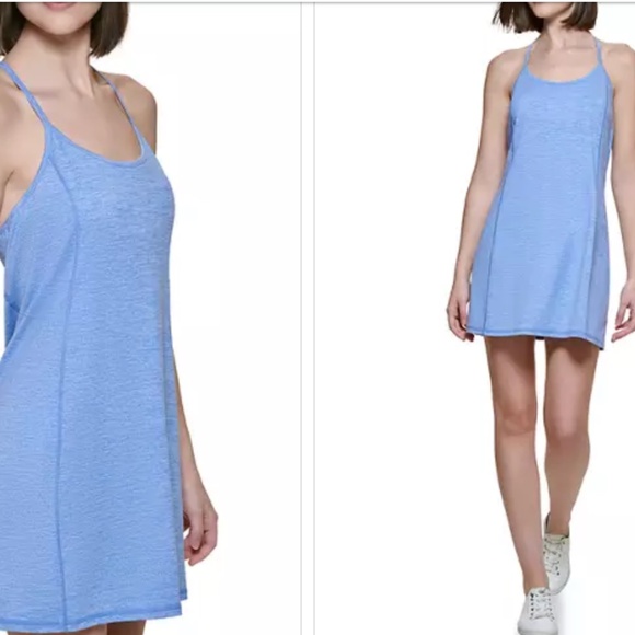 CK Performance NWT XXL Halter Space Dye Sport Dress Blue - Picture 1 of 9